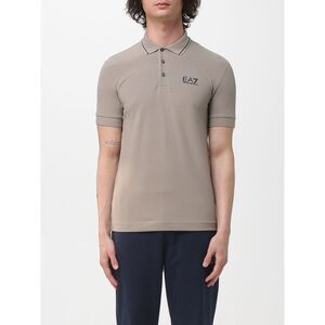 Ea7 Polo Shirt Men Dove Grey